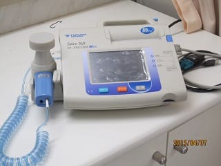 スパイロメータ 機材写真
