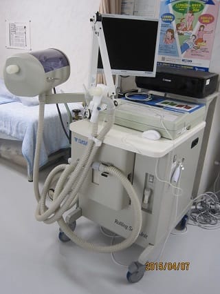 多機能式スパイロメータ 機材写真